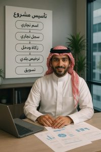 خطوات بدء مشروع تجاري في السعودية