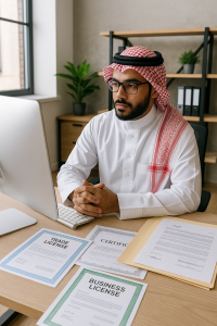 أنواع التراخيص التجارية في السعودية