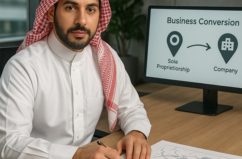 خطوات تحويل المؤسسة إلى شركة في السعودية: دليلك الكامل 2025