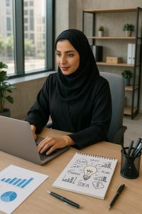 ريادة الأعمال للمرأة السعودية